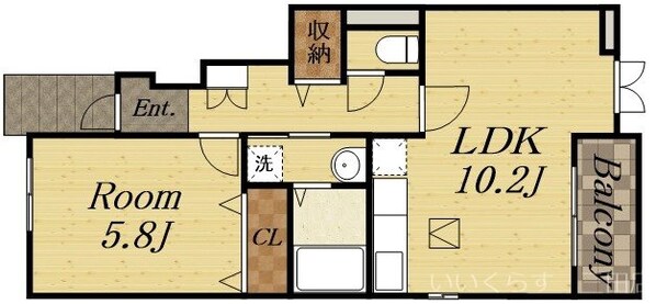 道場南口駅 徒歩5分 1階の物件間取画像